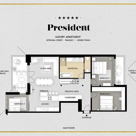 President Apt By Prague Castle, Views Praga Exterior foto